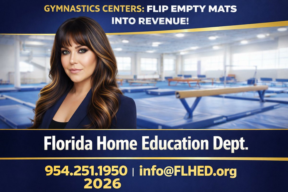 STOP PAYING FOR AN EMPTY GYM! 🤸‍♀️

Gymnastics Centers: Fill morning slots NOW via Step Up. 

✅ 30-Day Approval
✅ 1 Step Up registration covers our service
✅ 31 Years Experience

954.251.1950 | Info@FLHED.org
Florida-Home-Education.sintra.site