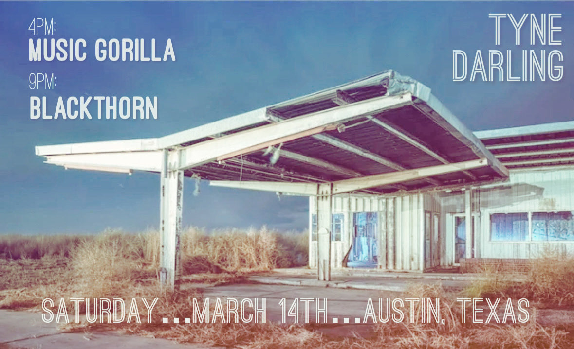 tynedarling's tweet photo. Well, alright, Saturday. I’m playing two more: 4pm at Music Gorilla (The Lucky Duck) and 9pm at Blackthorn Revival (Sanctuary ATX). Austin, Texas. Stay lovely. https://t.co/SaRvN96YlL