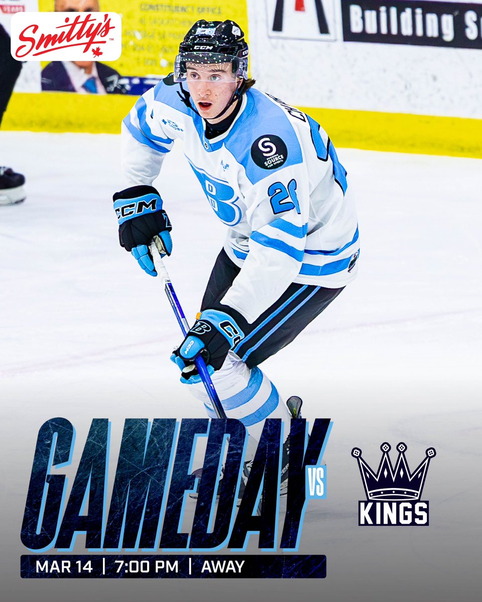 BluesWpg's tweet photo. It’s a Winnipeg Blues Gameday! Presented by Smitty’s Kenaston! 

Let’s Go Blues! Last road game of the season as the Blues take on the Kings in Dauphin!

#NewEra #LetsGoBlues
📸 @kaleehaasbeekphotography https://t.co/hjQiRtIIMI