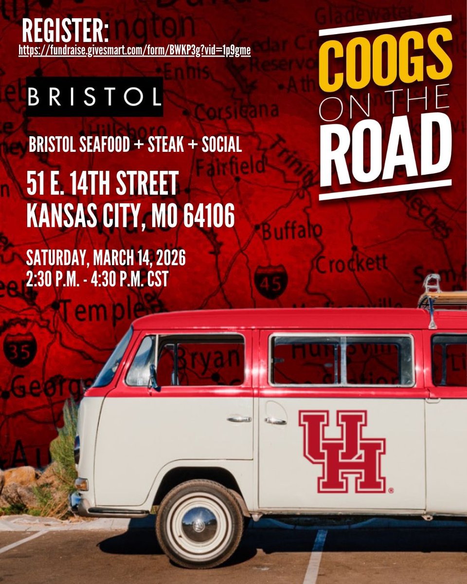 mpedeuhaa's tweet photo. Go Coogs!  See all the @UHCougarMBK @UHCougars @houstonalumni Coogs in KC at 2:30. https://t.co/uJJXa9XrXP