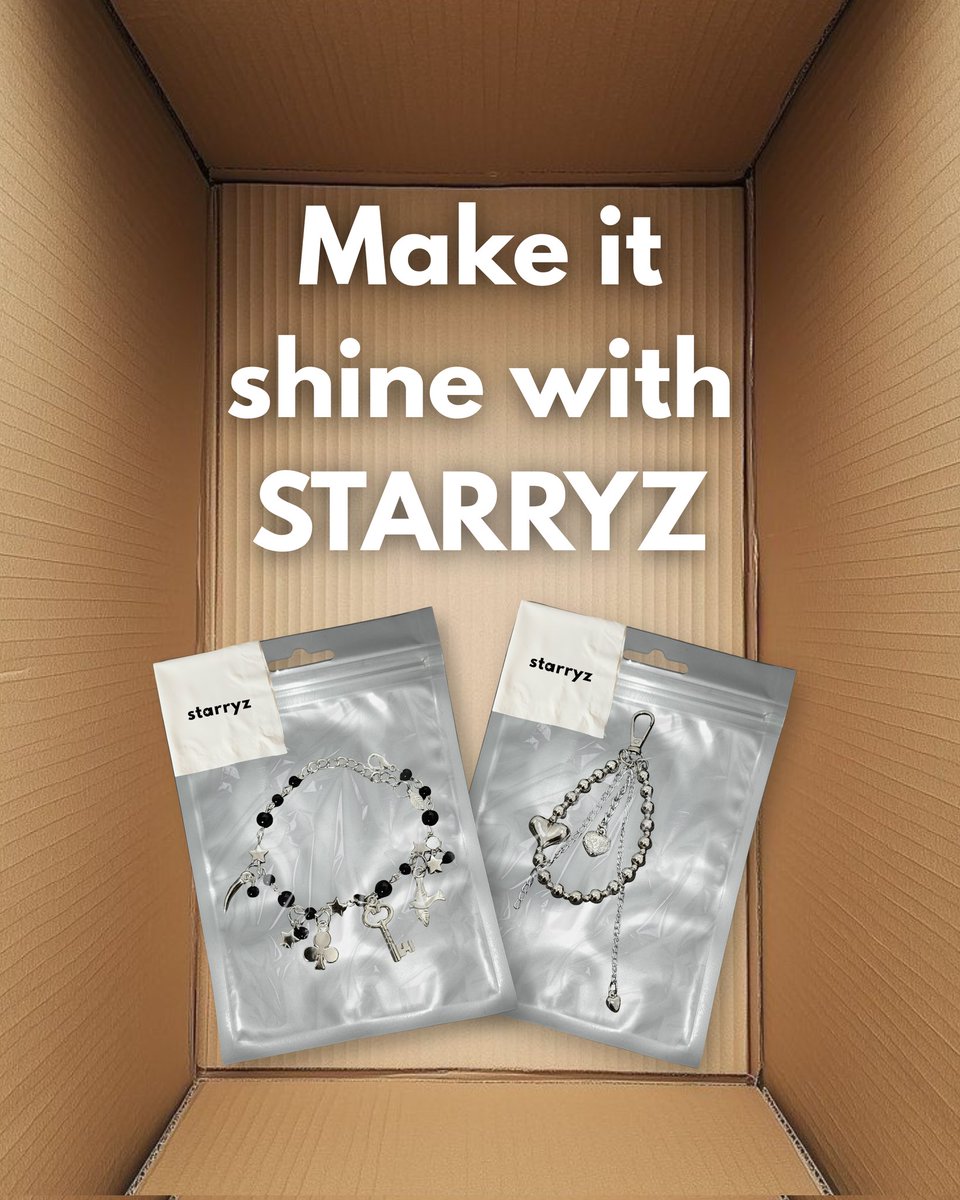 starryz_id's tweet image. Looking for the perfect finishing touch for Eid?
Add a little sparkle to your celebration,
make it shine with Starryz ✨🌙

#accesories #handmade #aksesoris #bagcharm #gelang
