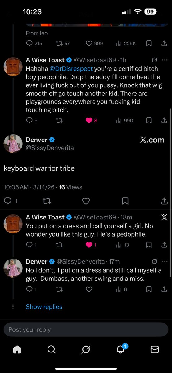 imaCODog1's tweet photo. @yoxics These are the guys left who are defending @DrDisrespect… 😂😂

I’m willing to bet he likes kids too. https://t.co/cqjO3ZCks4