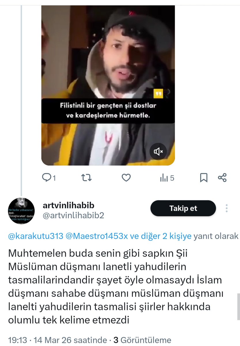 Gerçeklere dayanamayıp ağzına geleni sayıp bizi engellemek siz Siyonist münafıkların adetidir <a href="/artvinlihabib2/">artvinlihabib</a>