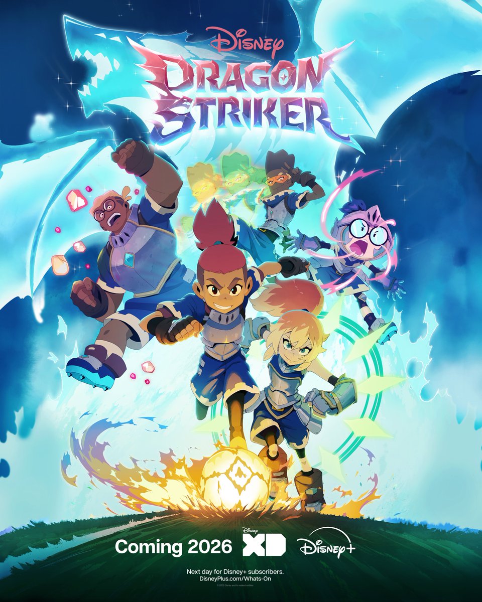 Dragon Striker is coming to <a href="/DisneyPlus/">Disney+</a>  and Disney XD this year! 🥅 💫