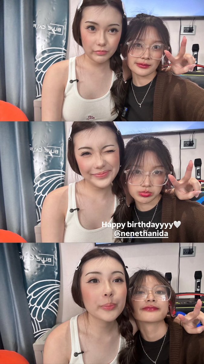 NenePitch's tweet photo. [Nene note🎼📘] 🩵🤍🌷🌈🦄
140326 IG Story Update 📸

Repost↩️#jjinnyjin #chminmint #NineNarinn

#Nenethanida #NenePitch ♪ https://t.co/7EBPMtKVd2