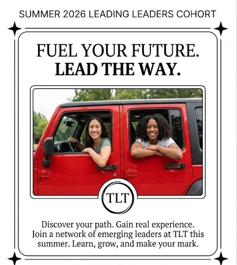 TLTLeaders's tweet photo. Empowering the next generation! 🚀
Summer 2026 Intern Applications are OPEN for Cohort XX!
🌐 100% Remote (Texas) 🕒 10–20 hrs/week 🤝 Ages 15+ 📚 No experience needed
Don’t wait for the future—build it. Apply on Handshake, CCN, or:
🔗 https://t.co/yniaHjlEH9
#TLTLeaders https://t.co/RRt6c8Gmem