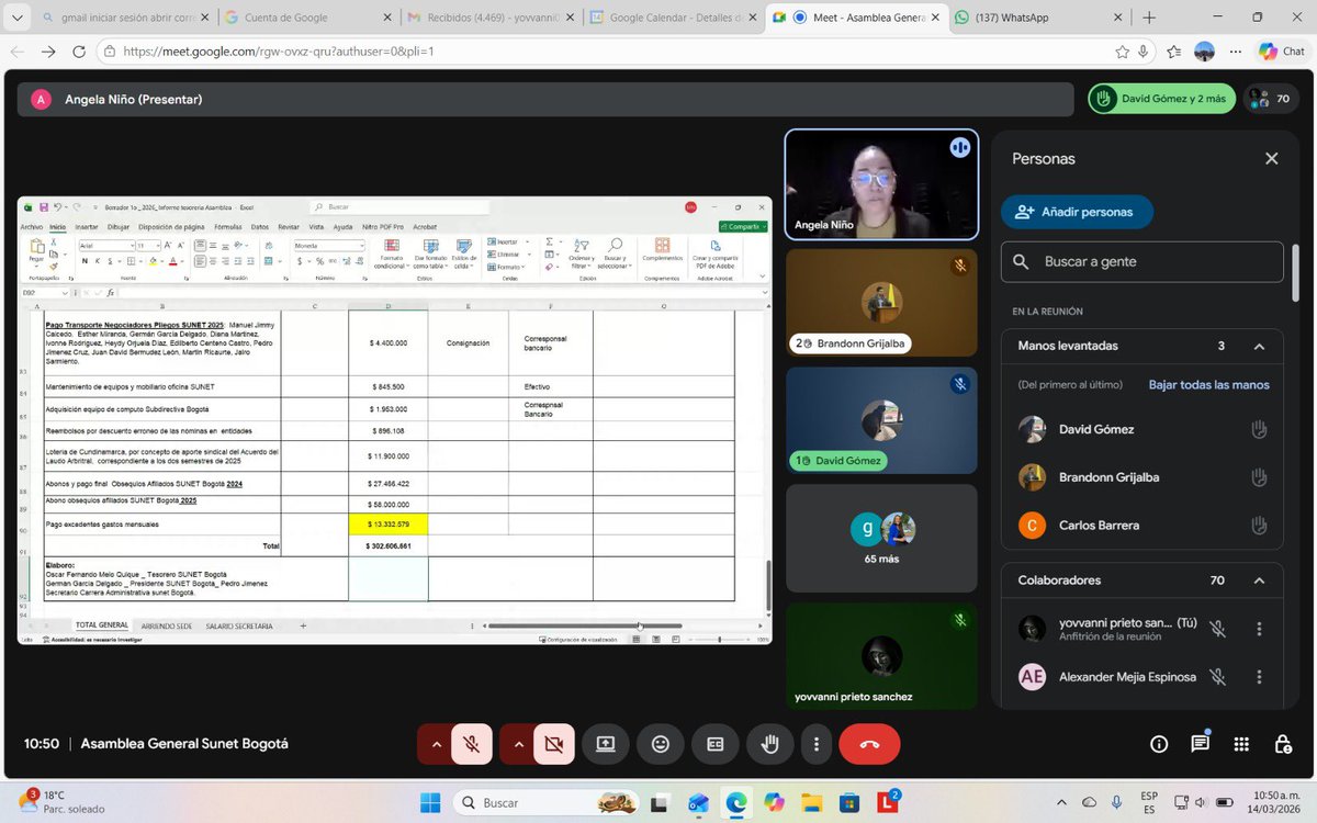 SUNET Bogotá tweet media