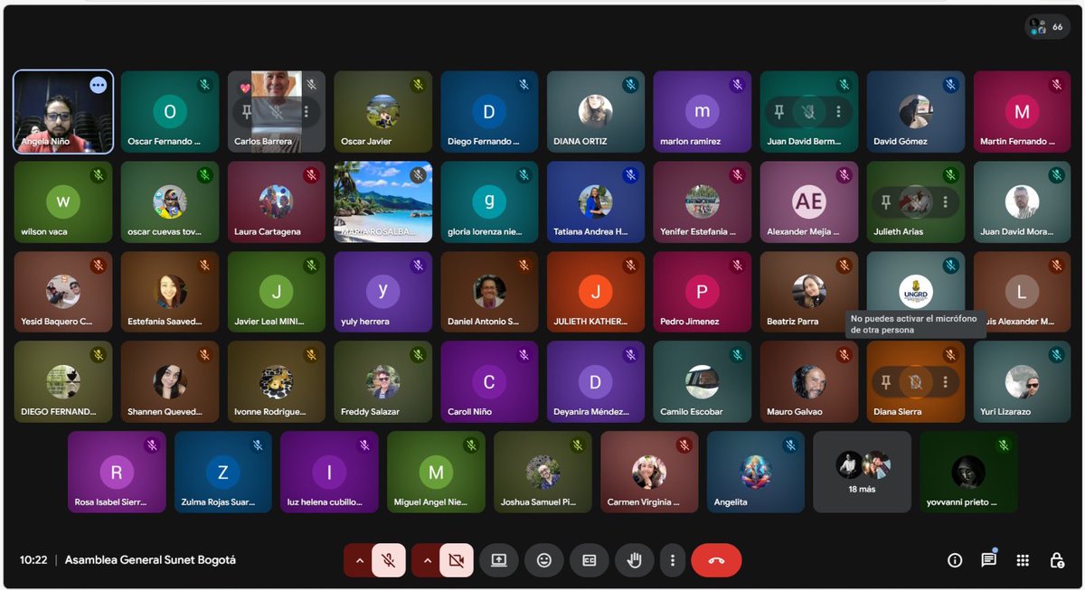 SUNET Bogotá tweet media