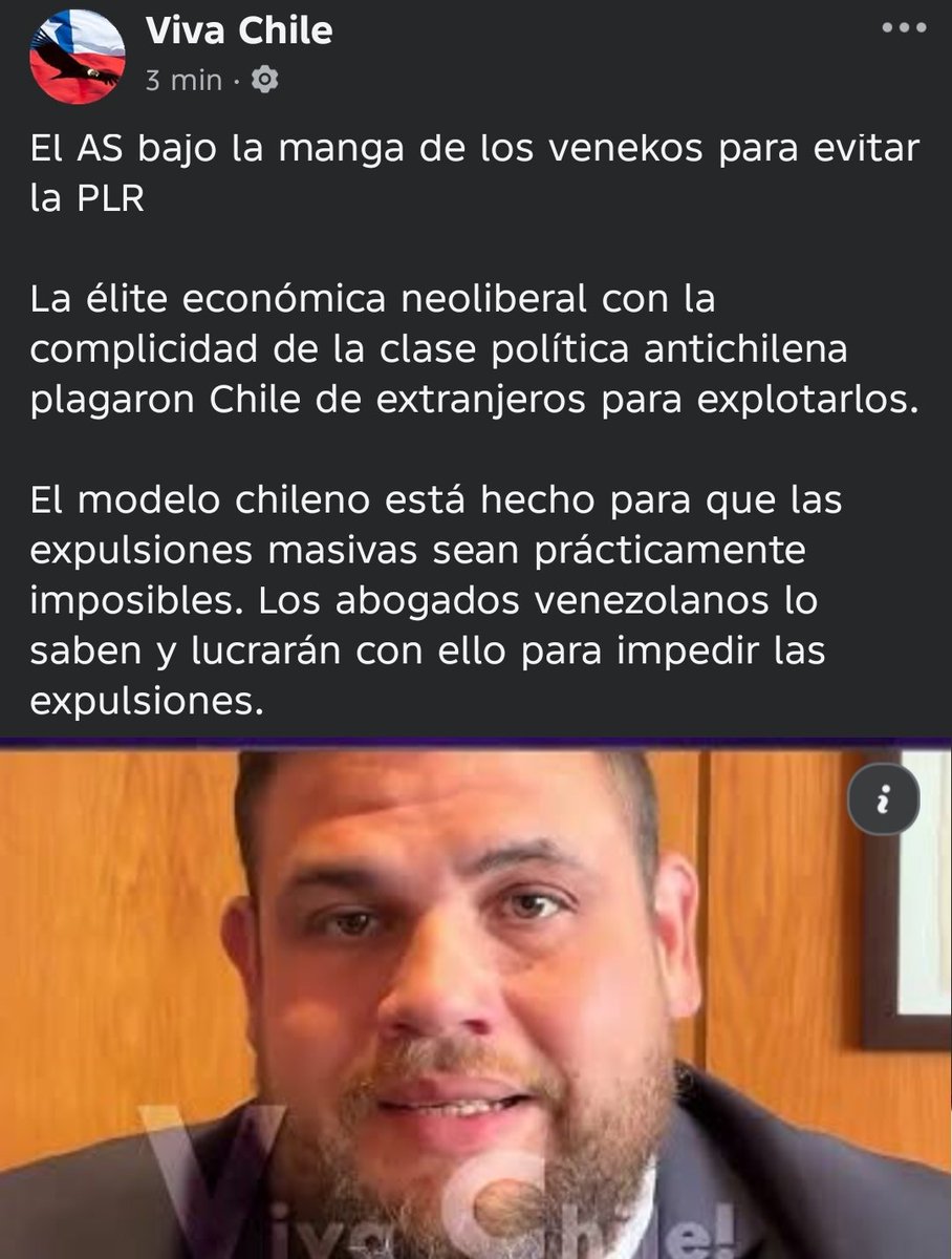 El AS bajo la manga de los ve3n3k0s para evitar la PLR.
#LollaCL2026
Quiroz Rojas Vade Spiniak Lirquén Penco Hacienda Viagra Boys Venezuela Presidente Kast 
Video:
youtube.com/shorts/MYmaJOu…
<a href="/Fuera_Onu/">𝐅𝐔𝐄𝐑𝐀 𝐎𝐍𝐔</a>