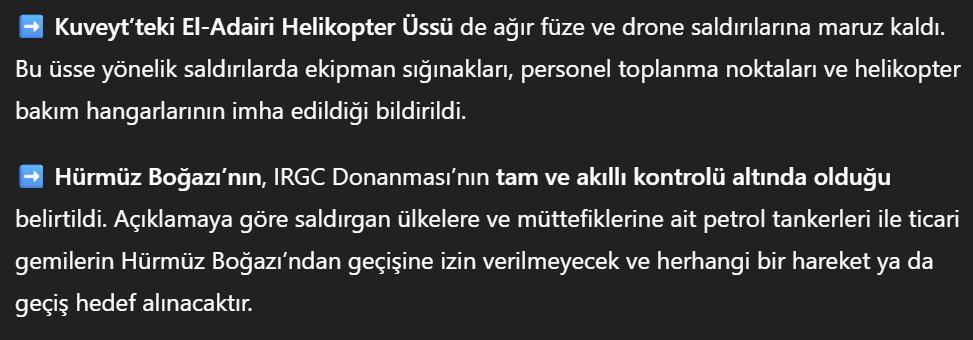 İslami iran Direniş güçleri
 Bölgedeki amerikan teröristlerine ait üsler, IRGC Donanması tarafından ağır füze ve drone saldırılarıyla hedef alındı.
Açıklama