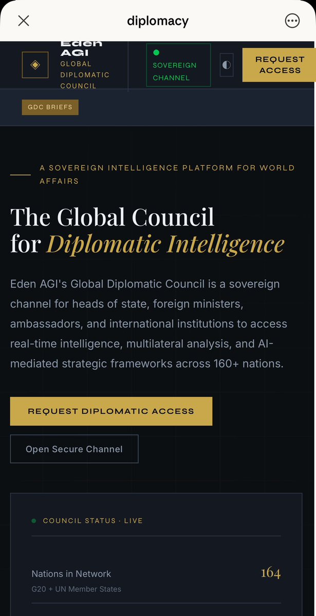 OlamandYuga's tweet photo. A rapid changing world needs rapid diplomacy. Big thing coming to https://t.co/tT1KKIUCg1 🌎📜 https://t.co/OXObOKgdwS