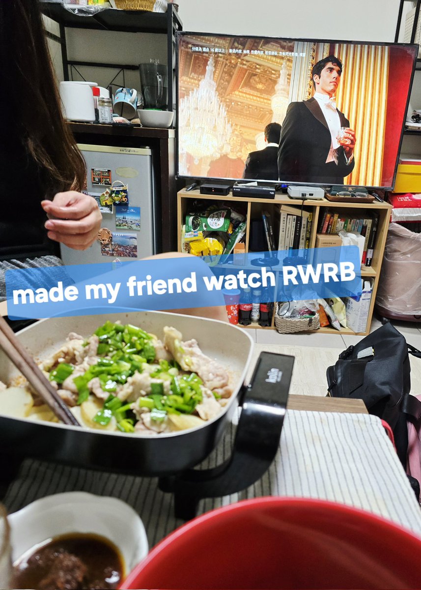 dewdew's tweet photo. Made my friend watch RWRB https://t.co/yHmgRurcXA