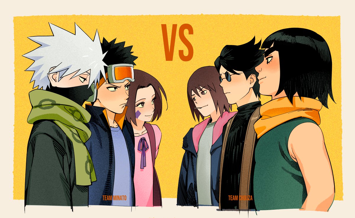 Team Minato💥Team Chouza #naruto