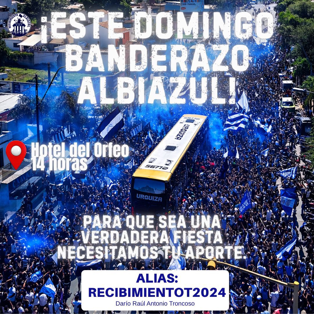 Recibimiento Albiazul (@recibimientot) on Twitter photo 