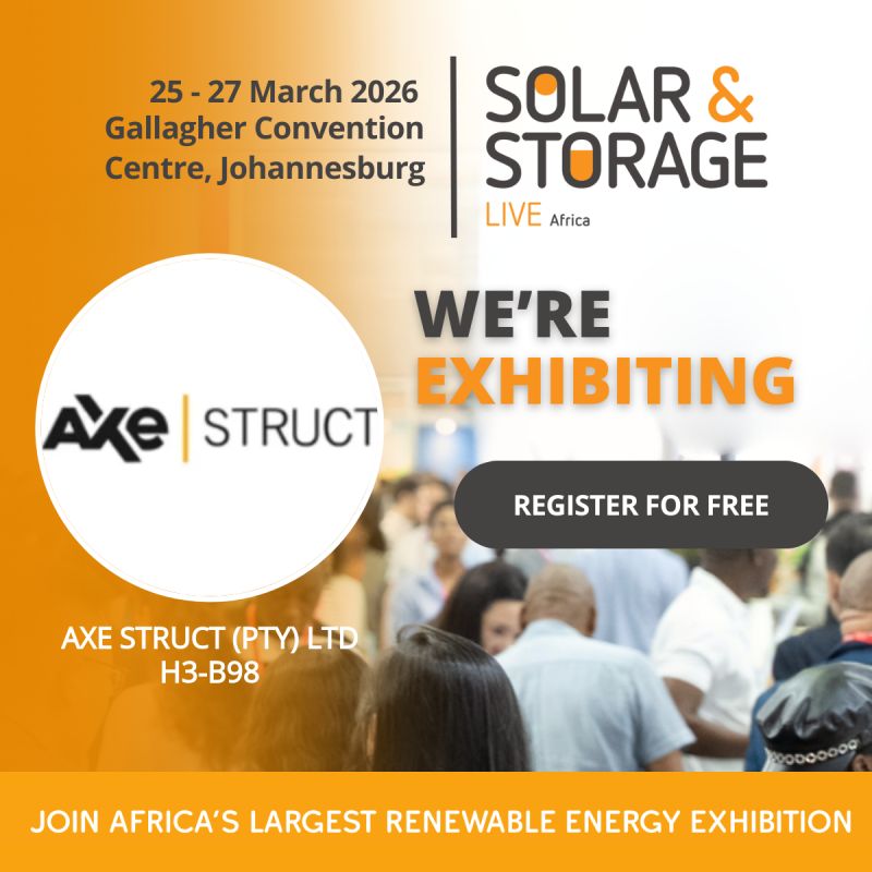 Member News Axe Struct will exhibit at Solar & Storage Live Africa, 25 ...
