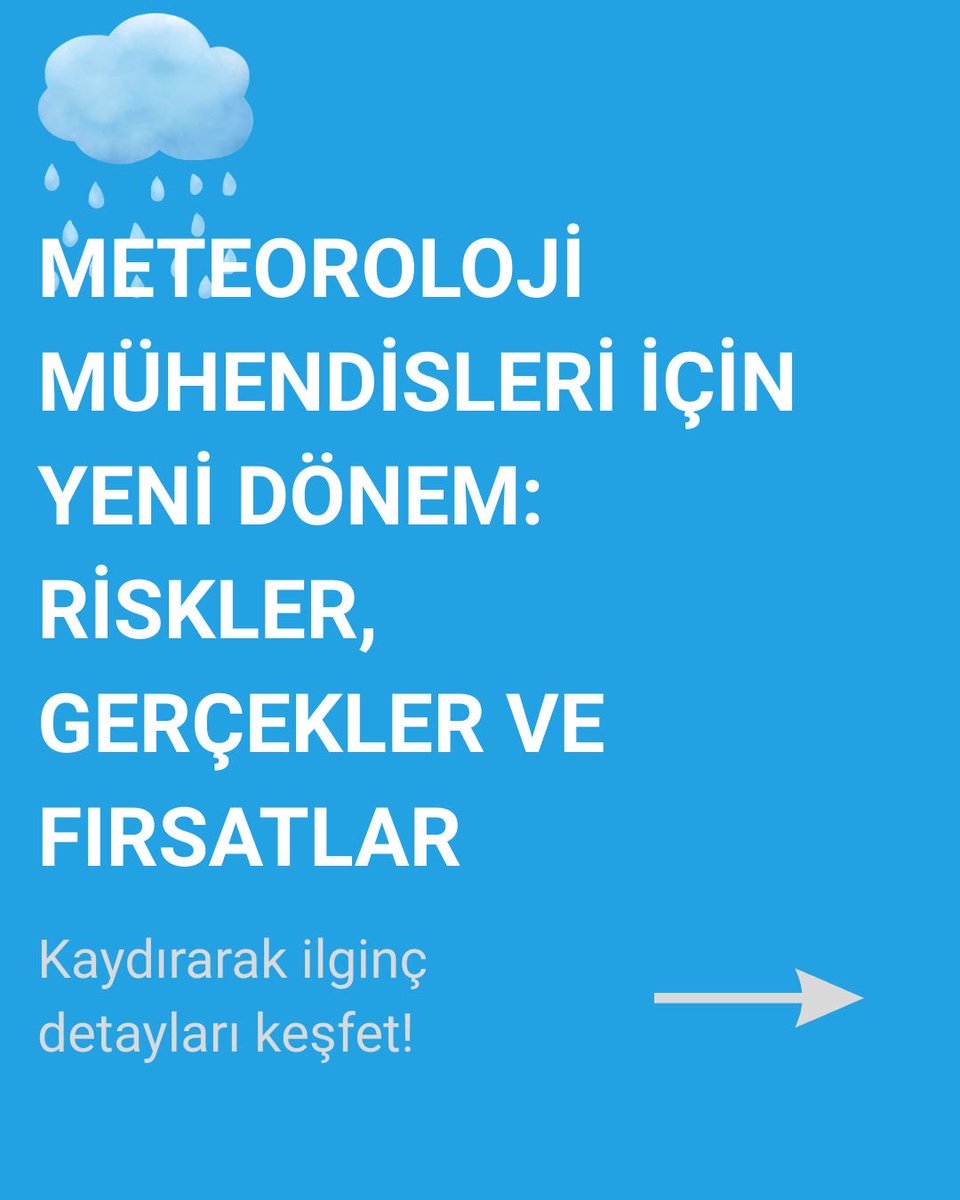 Meteoroloji Mühendisleri Odası tweet media
