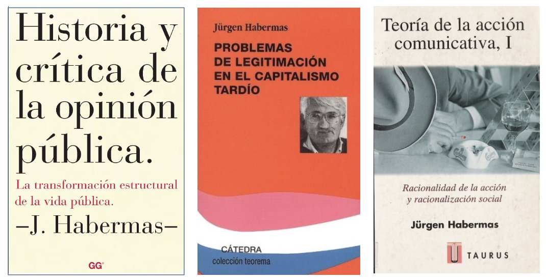 Libros de Jürgen Habermas 1/2

Descarga de Historia y crítica: dn720001.ca.archive.org/0/items/haberm…

Descarga de Problemas de legitimación: dn721600.ca.archive.org/0/items/jurgen…

Descarga de Teorías de la acción comunicativa, Vol I: dn720706.ca.archive.org/0/items/teoria…