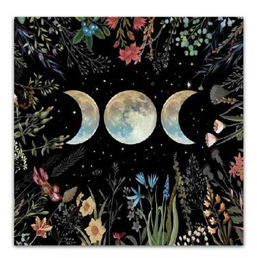 elevateandalign's tweet photo. 15% off - Moon Phase Garden Altar Cloth - Blue 19 x 19 Inch
#altarcloth #tarotcloth #triplemoon 
https://t.co/DiAyxOPdxn https://t.co/SvcbuC9UWC
