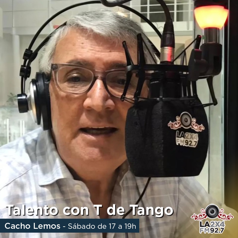 la2x4's tweet photo. [17.00h] Hasta las 19:00hs @cacholemos te acompaña en #TalentoConTDeTango. La visita de Silvia Laura, acompañada al piano por Miguel Pereiro. 
Como siempre, el concurso de preguntas y respuestas con oyentes.
¡No te lo pierdas! Escuchalo por➡️https://t.co/8tbs9JzhOd https://t.co/9ebSZPKsff