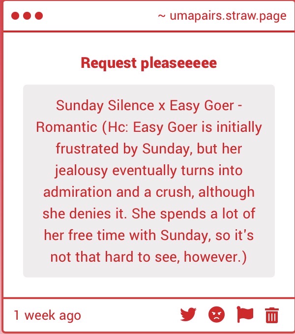 daily uma pairs tweet media