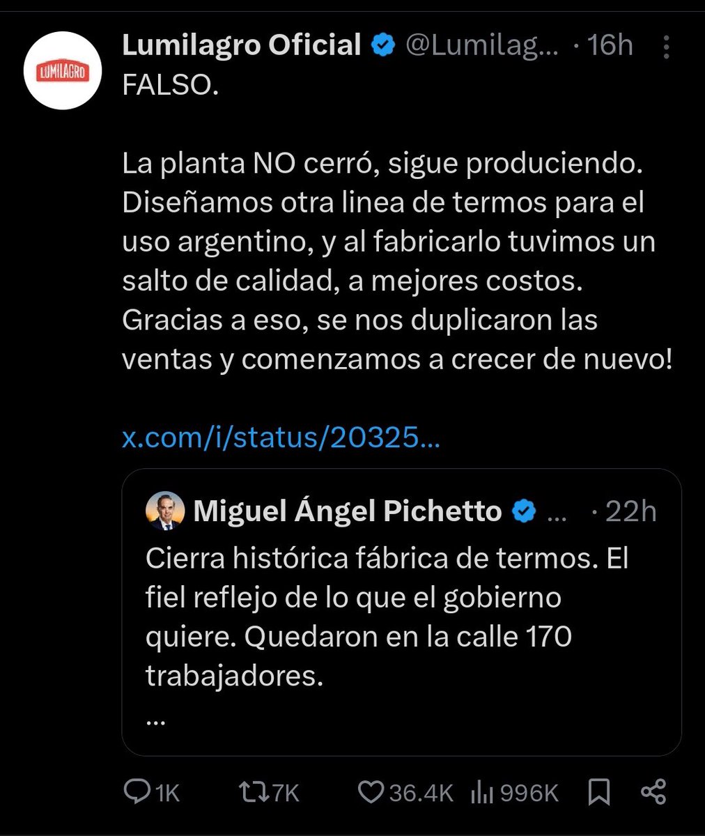 -Y si sale mal?

-Flaco los kukas se estan peleando con una empresa de termos (y van perdiendo)