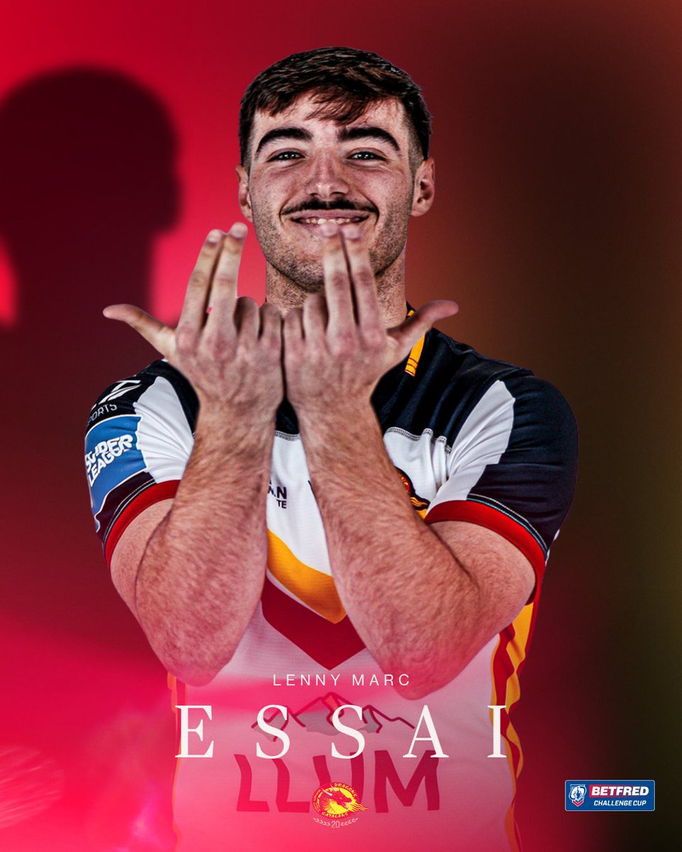 Lenny Marc ouvre la marque et inscrit le premier essai de sa carrière avec les Dragons