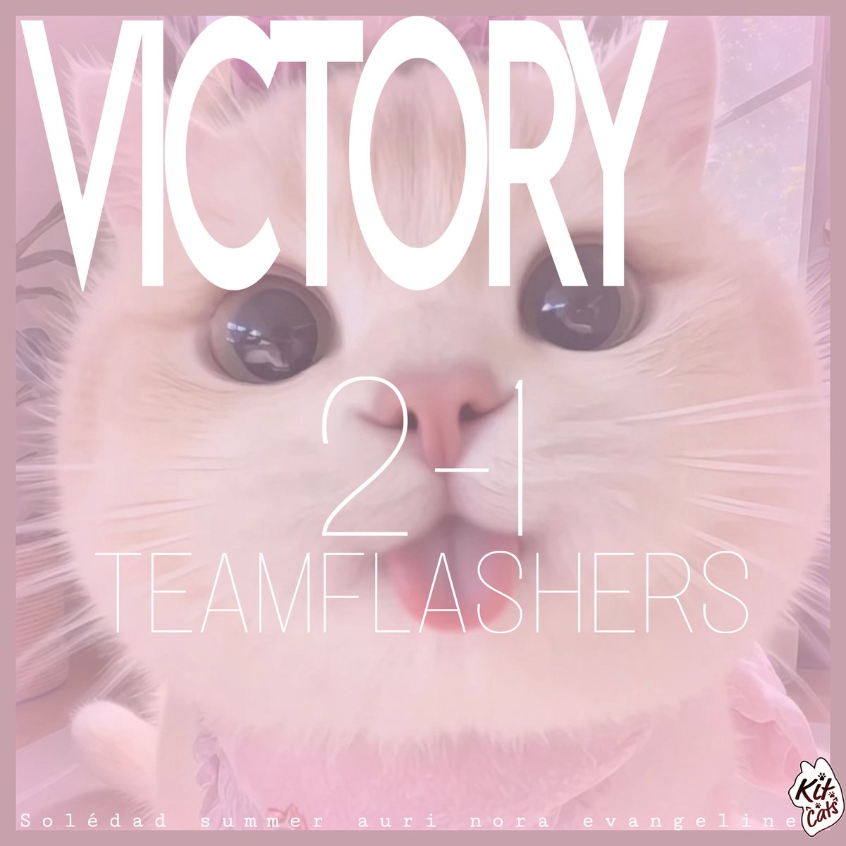 KITCATSvlr's tweet photo. a beautiful day to start Artemis Cup playoffs. 
WHAT A REMATCH. 😼

GGs;
2-1 @/teamFlashers https://t.co/fZy4eQ8lAZ