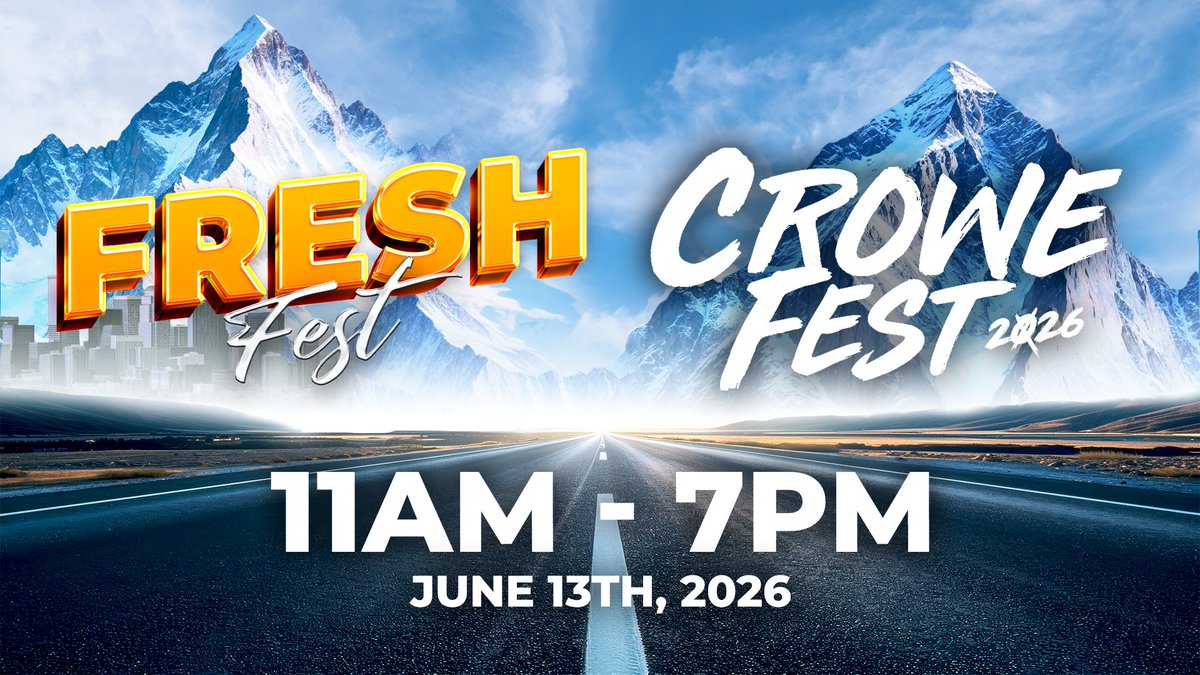 Fresh Fest ✘ Crowe Fest tweet media