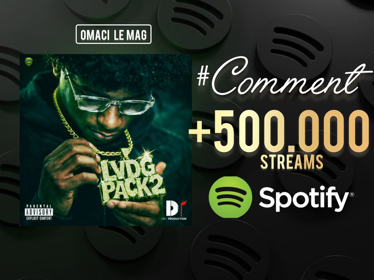 GroupeOmaci's tweet image. 🚨 TRK et son titre #Comment a passé la barre des 500.000 streams sur Spotify en 2 semaines .