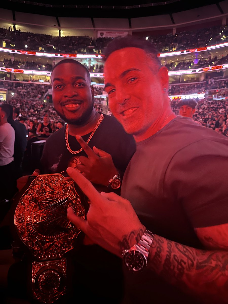 SaturdayMain's tweet photo. So funny enough, when Randy Orton returned at Survivor Series in 2023, @revtheory, the band responsible for “Voices” released a remastered and more metal version of the song on their platforms.

I was ringside for Raw in Sunrise,FL in August of 2024 and I had sat next to the lead vocalist of Rev Theory, Rich Luzzi and I didn’t catch on to it until Randy came out and I started singing the lyrics so loud it caught his attention. When I took the opportunity to ask him about the newer version of the song possibly being used he said that it’s there if the company would want to use it but there wasn’t a call made to have the newer version be used.

After last night, I feel that like yourself, Randy’s theme should be that newer version of “Voices”. It fits this methodical and calculated heel stance that he’s taking and it will work because none of the lyrics changed so every fan can continue singing the song.