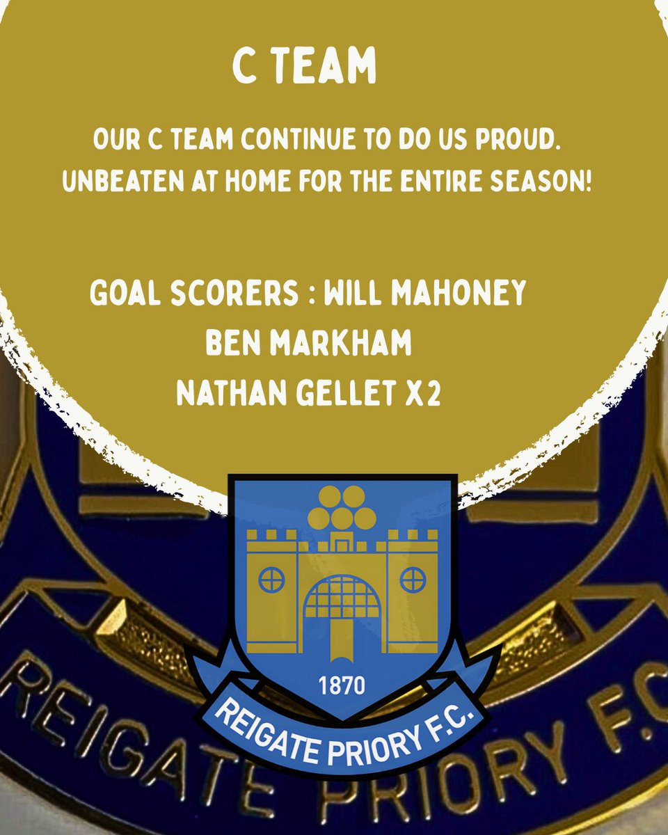 Reigate Priory FC tweet media