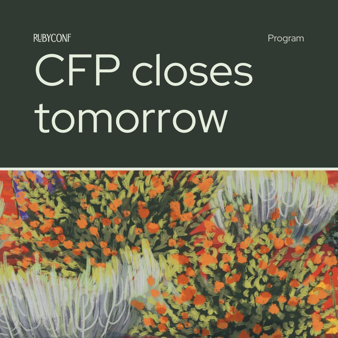 RubyConf tweet media