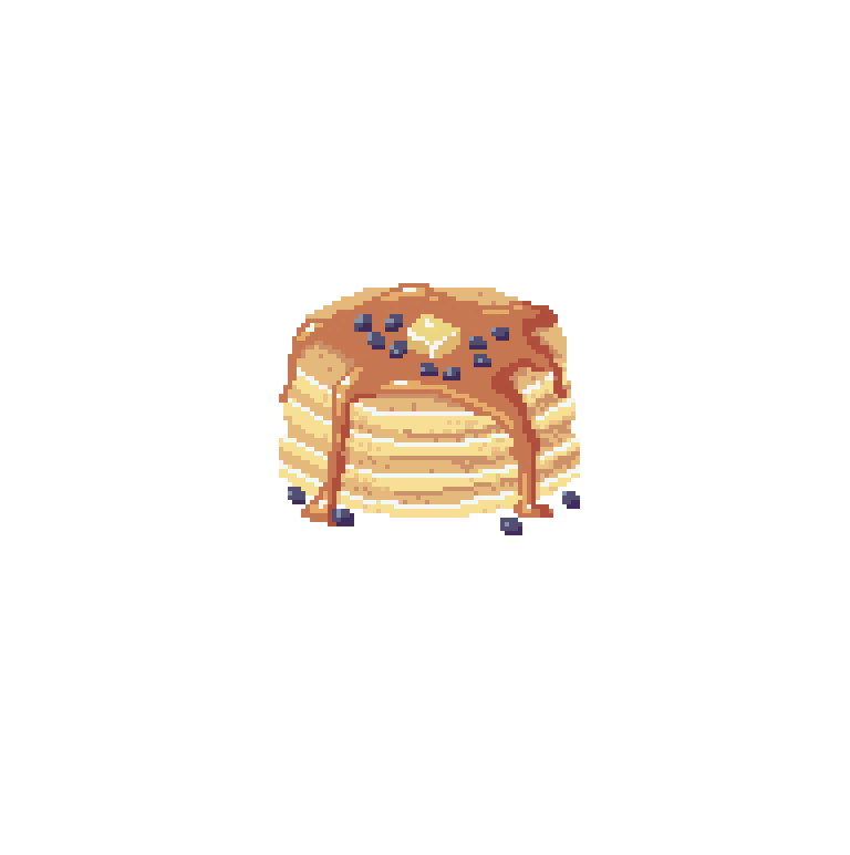 UlaPelirroja's tweet image. #Pancake #pixelart #pixel_dailies