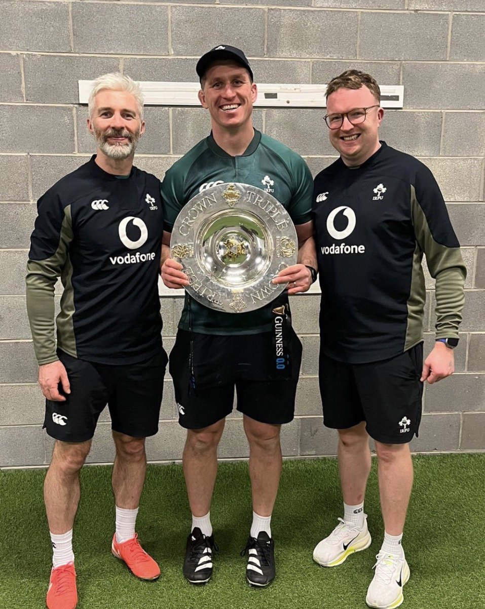 statsports's tweet photo. Massive congrats to the @IrishRugby Men’s Performance team on their Triple Crown win, including our own @Andymorriss 

Superb stuff, @NickWinkelman https://t.co/fHpIkkdGrU
