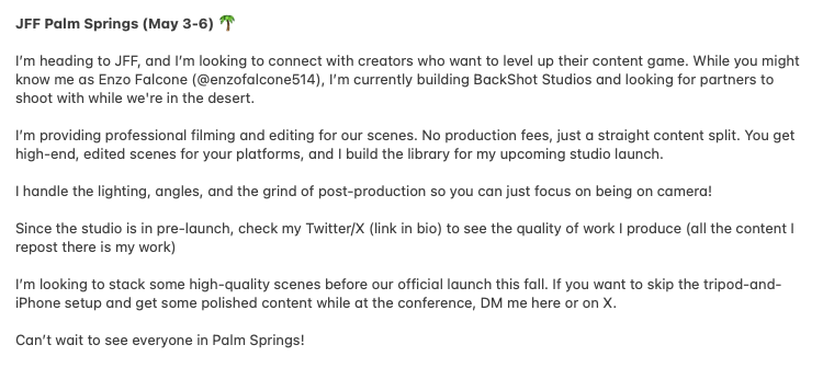 BackShot Studios ✈️ PSP May 3-6 ✈️ tweet media