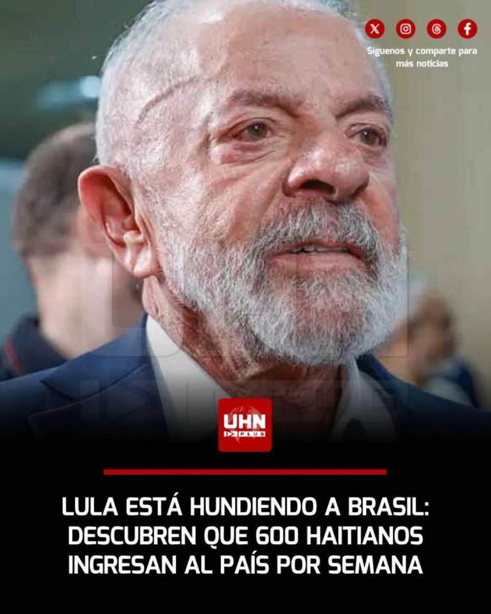 🇭🇹🇧🇷‼️ | Em plena tensão geopolítica, Lula enfrenta um novo escândalo. Segundo a Polícia Federal, o Aeroporto de Viracopos (Campinas) recebe três voos charter semanais que trazem aproximadamente 600 haitianos ao Brasil como parte de uma onda migratória. Nas últimas horas, a