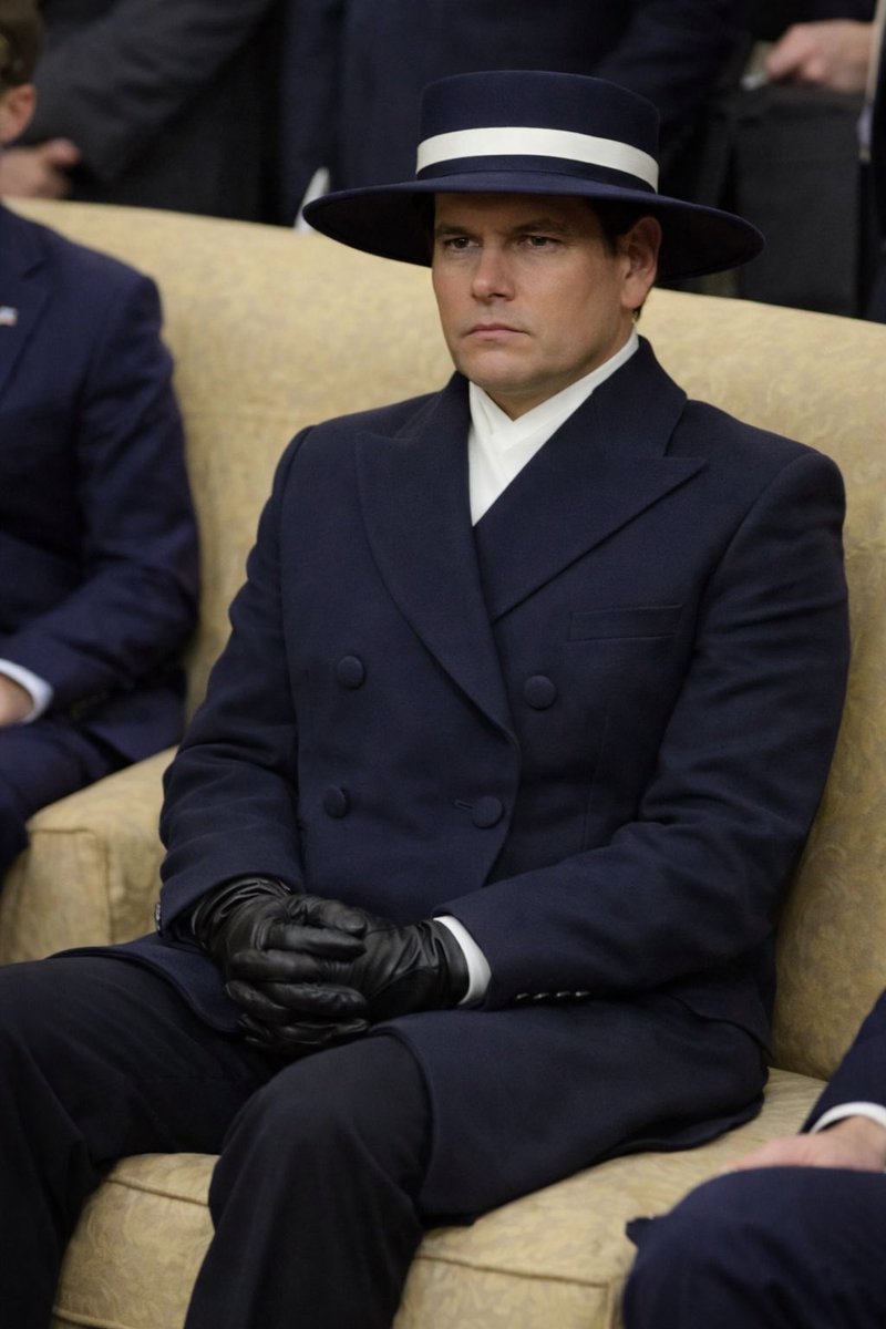 Marco Rubio realizing he's going to have to take on the role of escort...
oh, for the Strait of Hormuz.