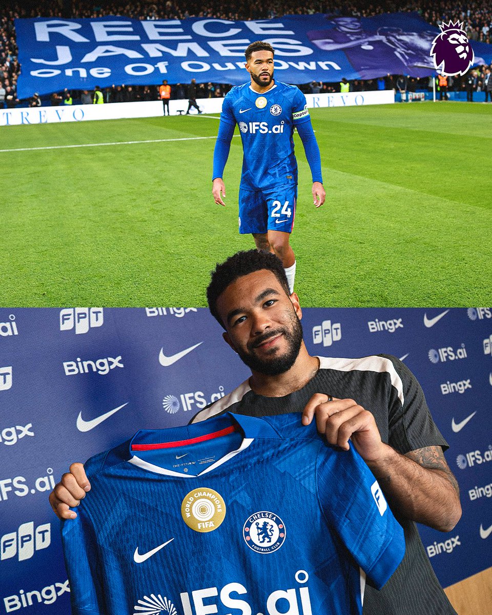 Reece James banner at Chelsea
