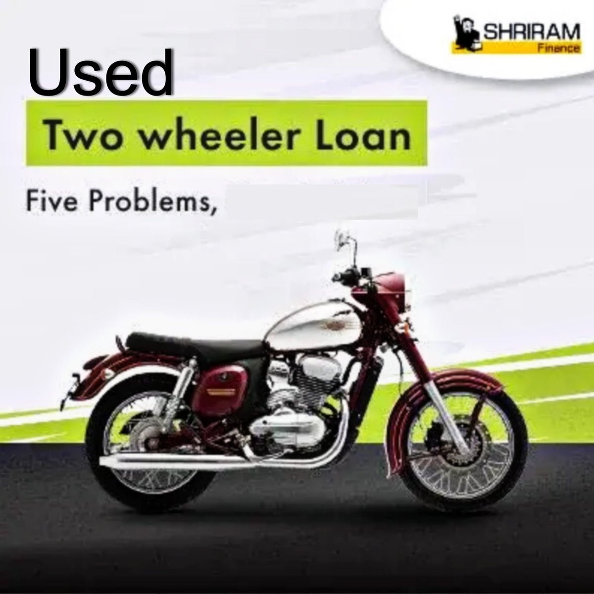 samirul991's tweet photo. @ShriramGroup 
😠 Bad experience with Shriram Finance! Unclear Used two wheeler loan terms &amp; aggressive follow-ups despite being a loyal customer. Resolving this asap would be 🔥! @ShriramFinance help!  #financeissues #dealerissu 
This little help is all you need. 
@sisbl_in https://t.co/rKEtrf6pJu