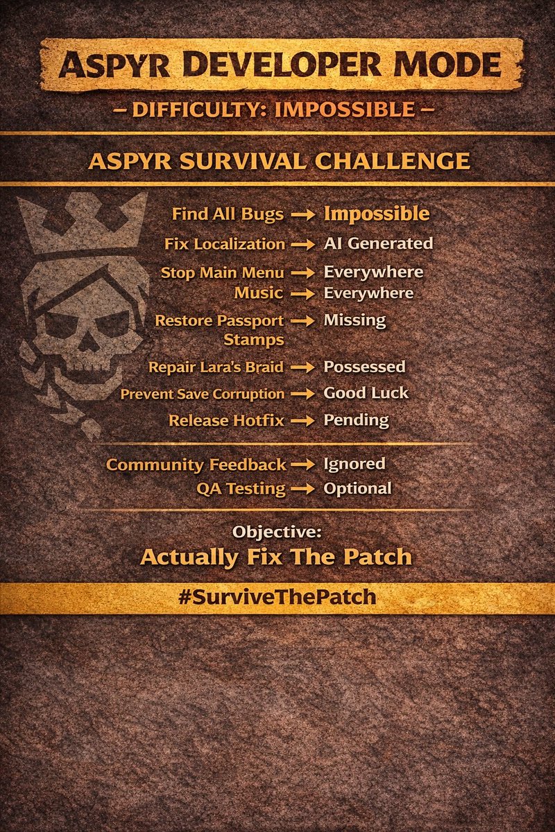 Peti_H's tweet photo. @AspyrMedia Hey @AspyrMedia ! Can you beat this? Post a screenshot of your End of Level Stats to prove it 💪
Here is your AI generated picture about your tasks! https://t.co/vDIg4vAjY1
