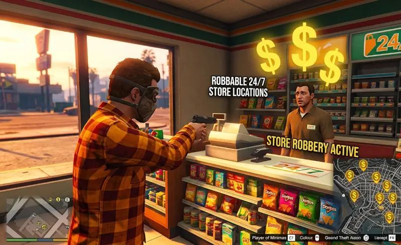 🕹️ GTA 5 Mod Robbable 24/7 Store Locations: Impressions and Download Options 🔗 helixpedia.com/gta-5-mod-robb… #HelixPedia #GamingDeals #PCGaming #FreeLoot