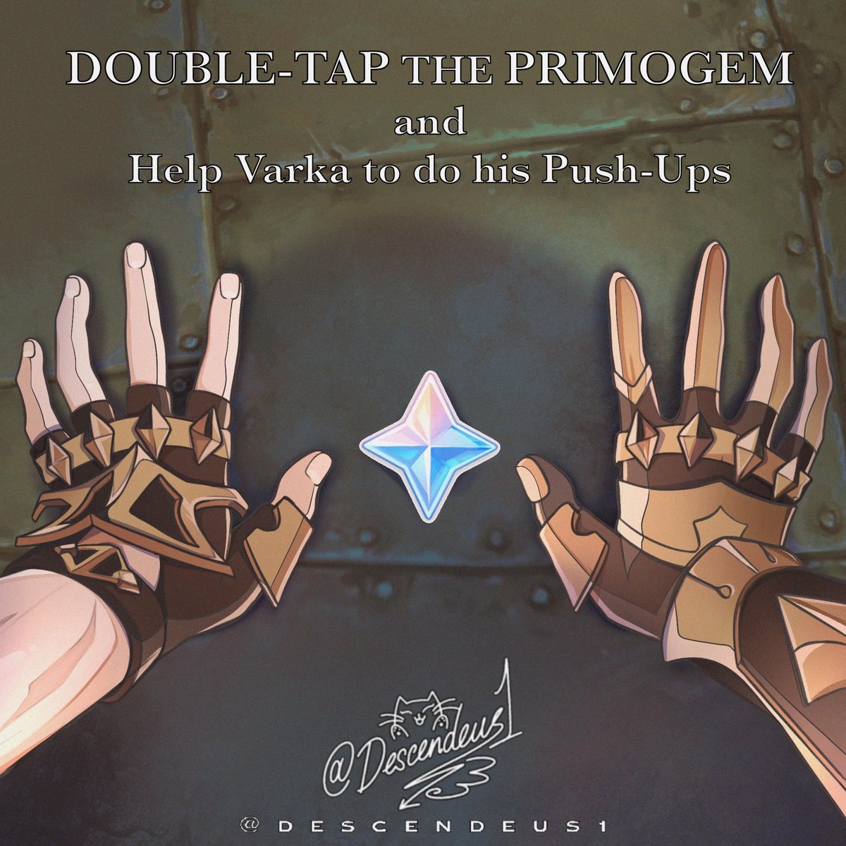 Double tap the primogem and help Master Varka to do his Push-ups

( P.S. try it with your phone or tablet and enjoy )

#varka #Genshinlmpact #原神