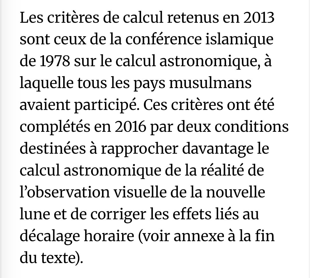 abd_al_latif's tweet photo. 🔭 Le calcul astronomique pour déterminer l'entrée des mois lunaires est le moyen qui a été adopté par la majorité des instances représentatives des musulmans de France. C'est un avis de fiqh légitime, confirmé par le Conseil Européen pour la fatwa. Il doit être respecté. https://t.co/z0MycXTquB