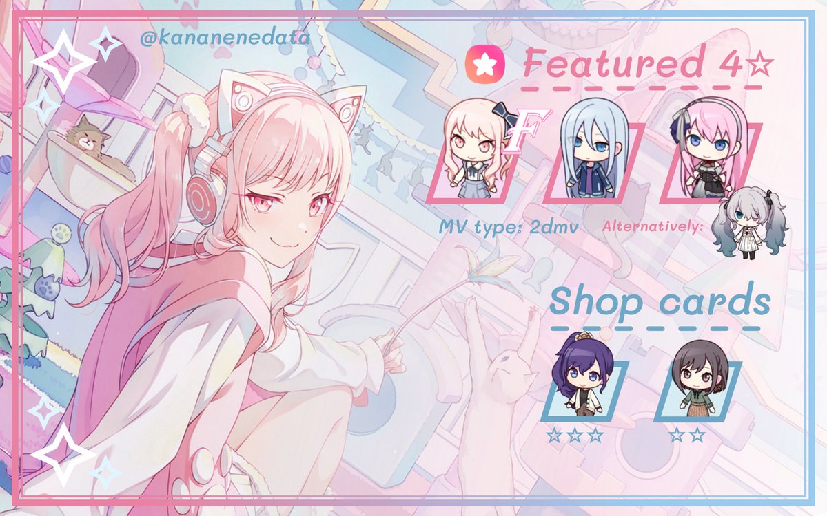 Kana & Nene | PJSK Data and Specs tweet media