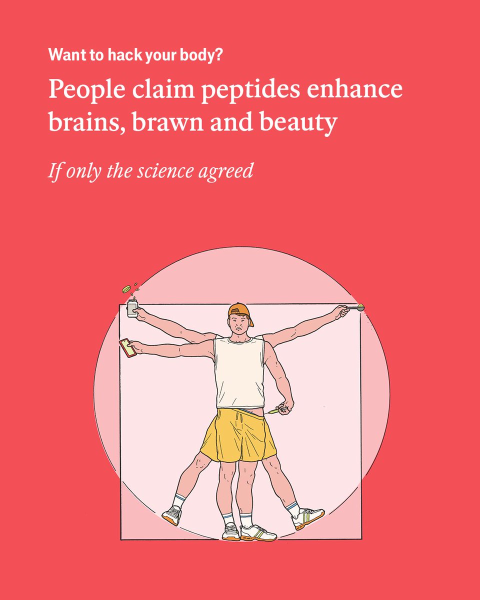 Dosing oneself with poorly researched drugs bought online is a risky pastime. But it is an increasingly popular one econ.st/4cKhaOj

Illustration: Kyle Ellingson