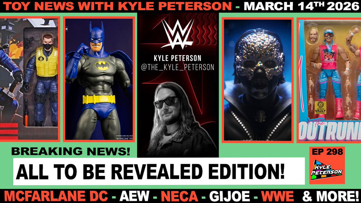 sirpaul64's tweet photo. A Snappy Toy News For The Week Of March 9th 2026! https://t.co/M7DWFfKJ6k #toynews #toys #wwe #actionfigures #powertown https://t.co/xiHbkduM81