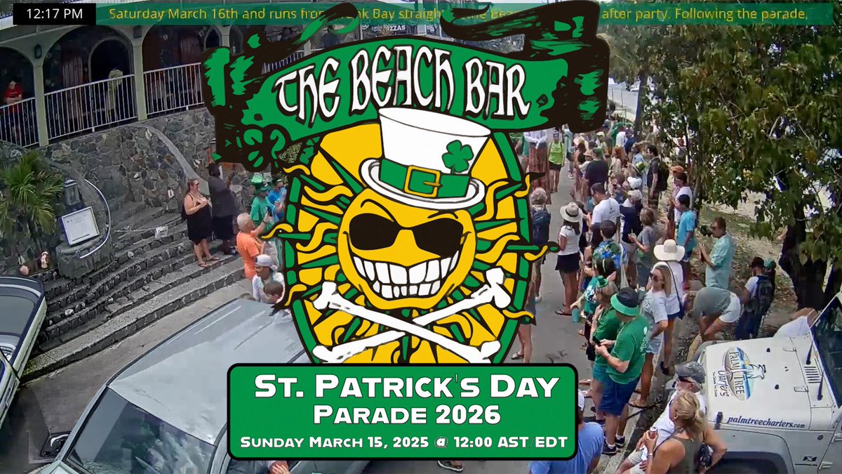 NEW! Live Bay Street webcam by the Beach Bar in Cruz Bay!

greatexpectationsstj.com/webcam

#stjohnusvi #usvirginislands #stpattysday