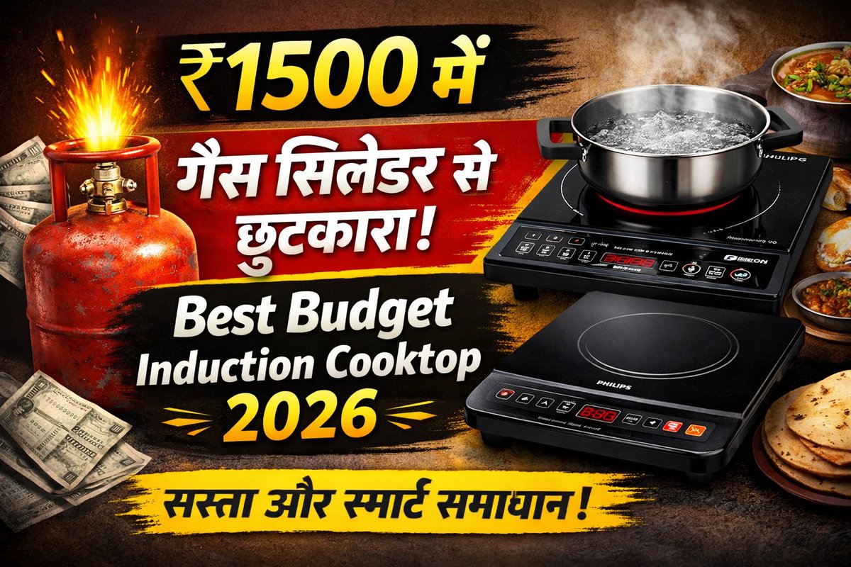 गैस सिलेंडर महंगा और कम मिल रहा है?
₹1500 में अब उसका विकल्प आ गया है 🔥
Best Budget Induction Cooktop से आप चाय, दाल, सब्जी सब बना सकते हैं।
Thread 👇