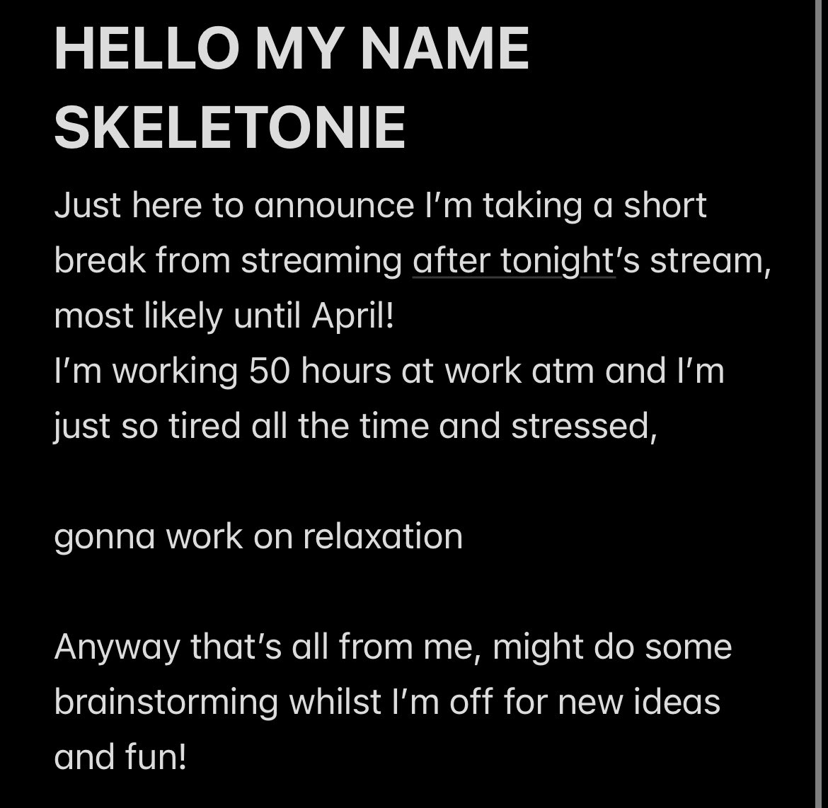 Tabitha Skelle (ON BREAK) tweet media