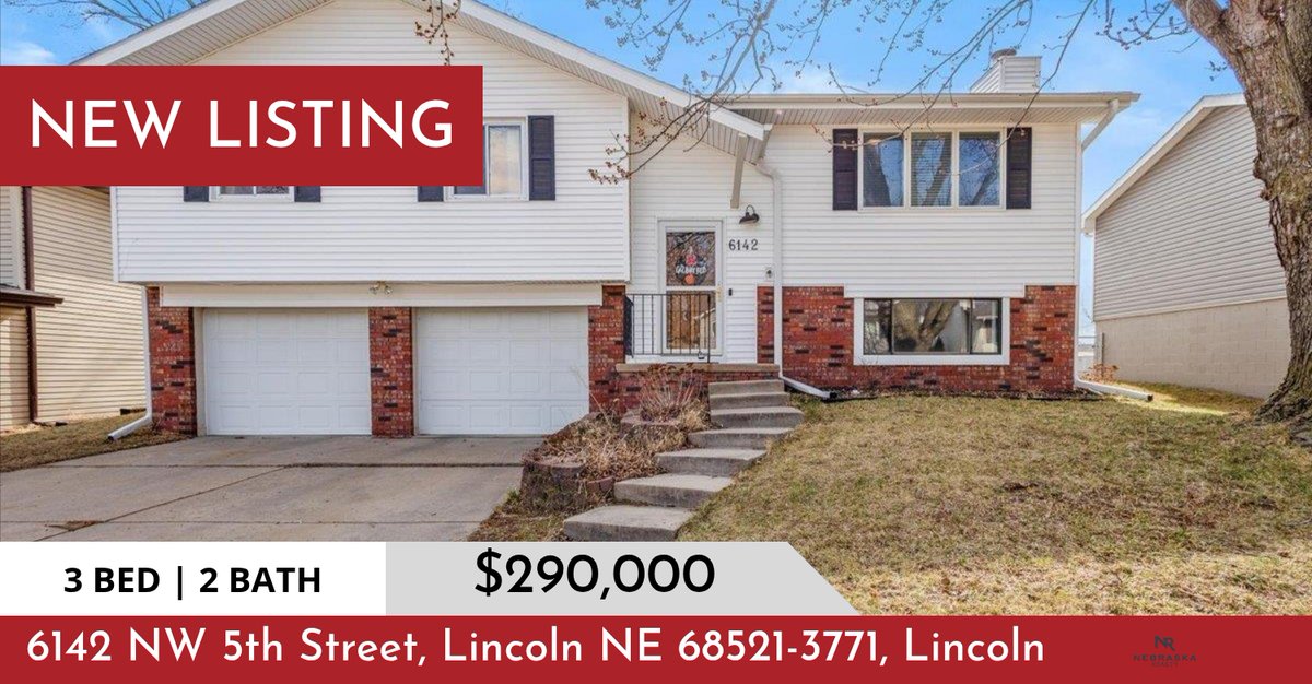 AliciaNeRealtor's tweet photo. 📍 New Listing 📍 Take a look at this fantastic new property that just hit the market located at 6142 Nw 5th Street, Lincoln Ne 68521-3771 in Lincoln. Reach out here or at (402) 499-8147 for more information

I am here to help you ... https://t.co/UAH1kHjps7 https://t.co/EVeriPiqrU